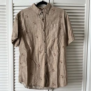 Prana- Men’s Large- Front button t-shirt